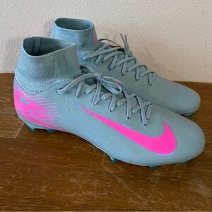 Nike Zoom Mercurial Superfly 10 Pro FG 'Prism Pack' Blue Pink - Size 9.5